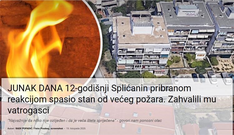 Slika /slike/Vijesti/JUNAK DANA 12-godišnji Splićanin pribranom reakcijom spasio stan od većeg požara Zahvalili mu vatrogasci.jpg